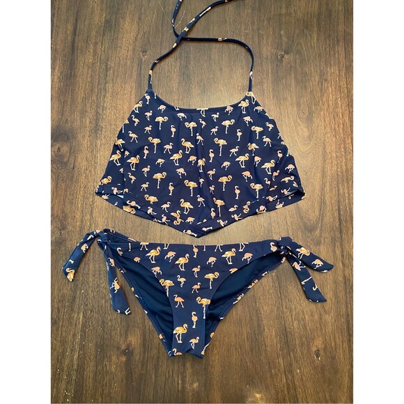 Cyn & Luca Juniors' Tiffany Flamingo Dancer Tankini Swimsuit - Picture 1 of 8